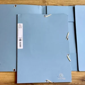 Sammelmappe blaugrau Eckspanner