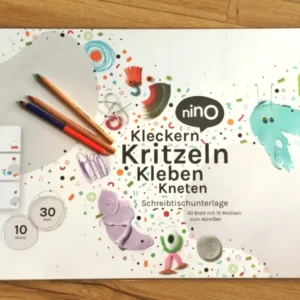 Große Schreibtischunterlage aus hochwertigem dickem Papier zum Kritzeln.