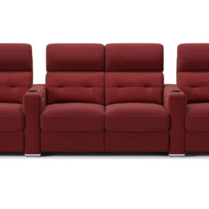 Stoff 4-Sitzer Kinosofa Partnersitz BARI
