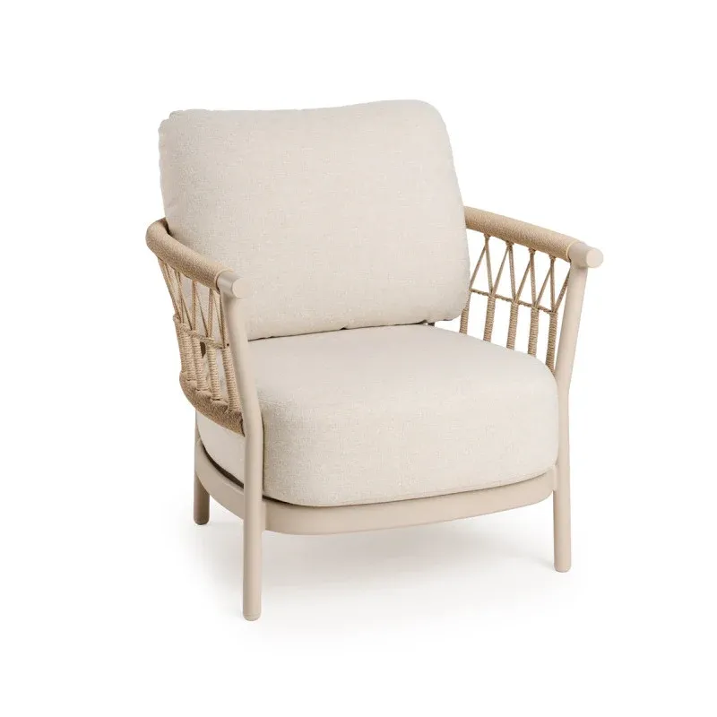 Tierra Outdoor Fresca Loungesessel Champagner