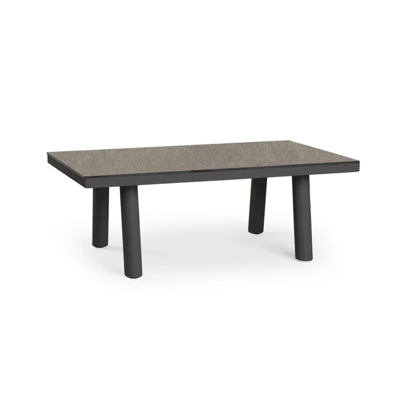 Tierra Outdoor Sevilla Loungetisch Trespa Dark Basalt Charcoal