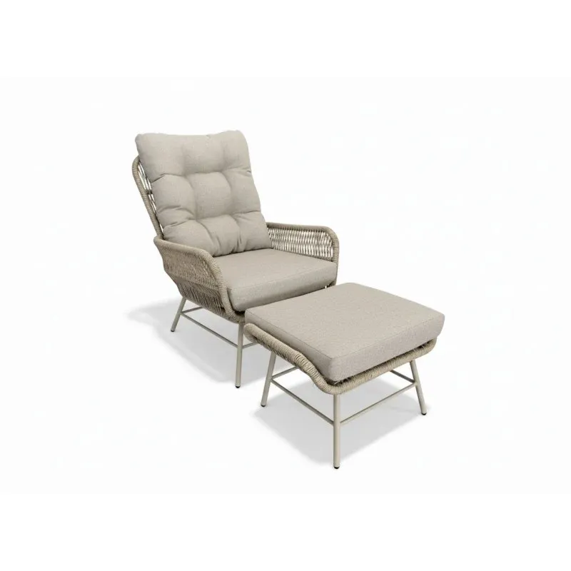 Tierra Outdoor Levante Bistro-set 2-teilig Champagner