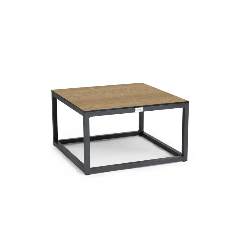 Tierra Outdoor Rio M Loungetisch Bergamo 60x60cm charcoal