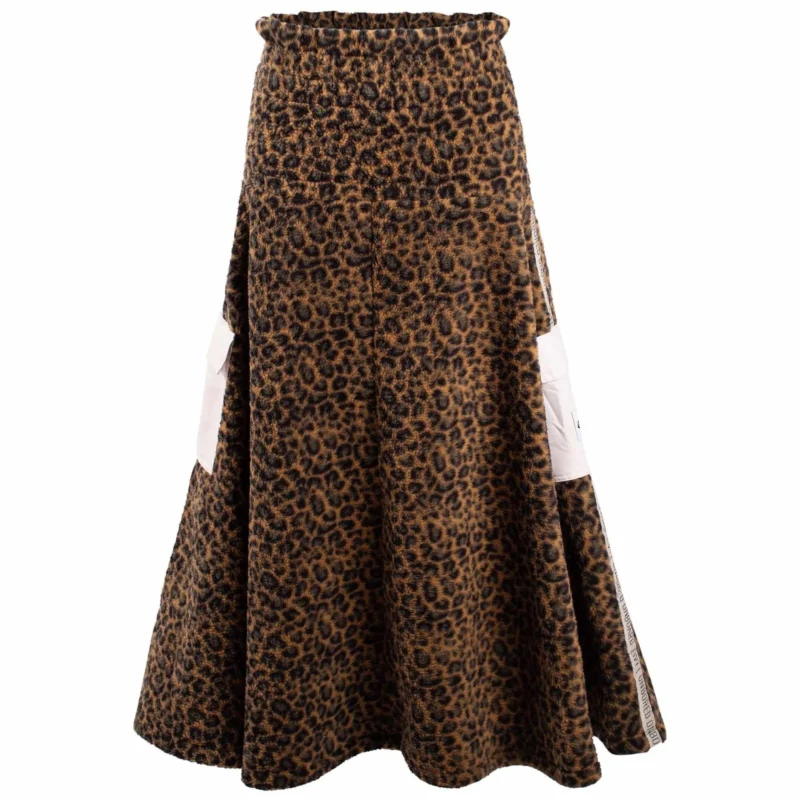 Eivy Valley Sherpa Skirt Leopard Damen Fleece Rock-Nitrobags-Shop