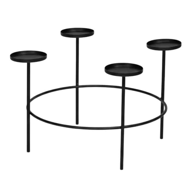 Adventskranz Metall 43 cm oder 31 cm modern Tischdeko Weihnachtsdeko Deko Weihnachten