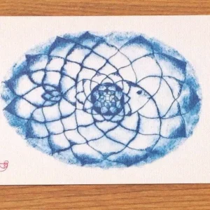 Postkarte Koizumi Fisch Blue Lotus - Polly Paper