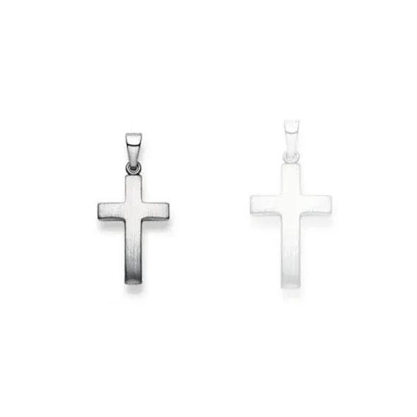 Anhänger Gold 750 Weiss Kreuz – 1258.02621/0001