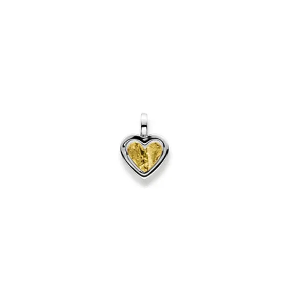 Anhänger Herz Gelbgold-Weissgold 750 Gold - 1556.08709/0002