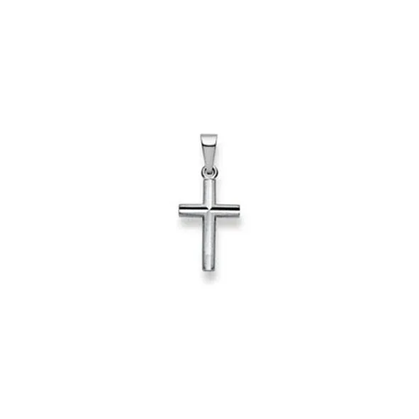 Anhänger Kreuz Weissgold 15 mm 750 Gold | Classics - 1258.02844/0001