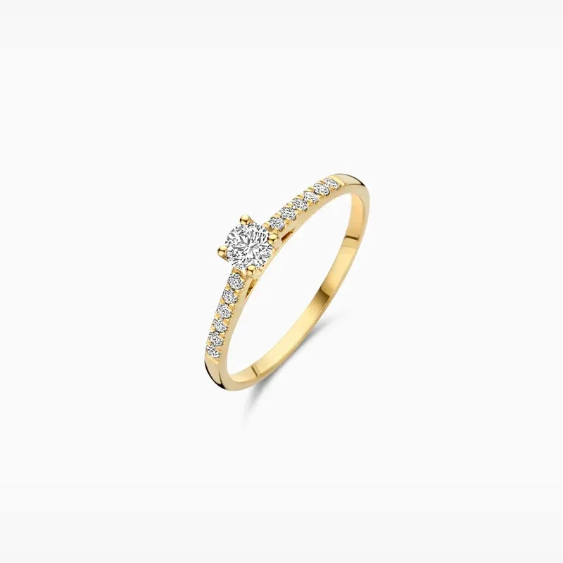 Blush Labordiamant-Ring aus 14 Karat Gold 0.32 ct - LG1017Y