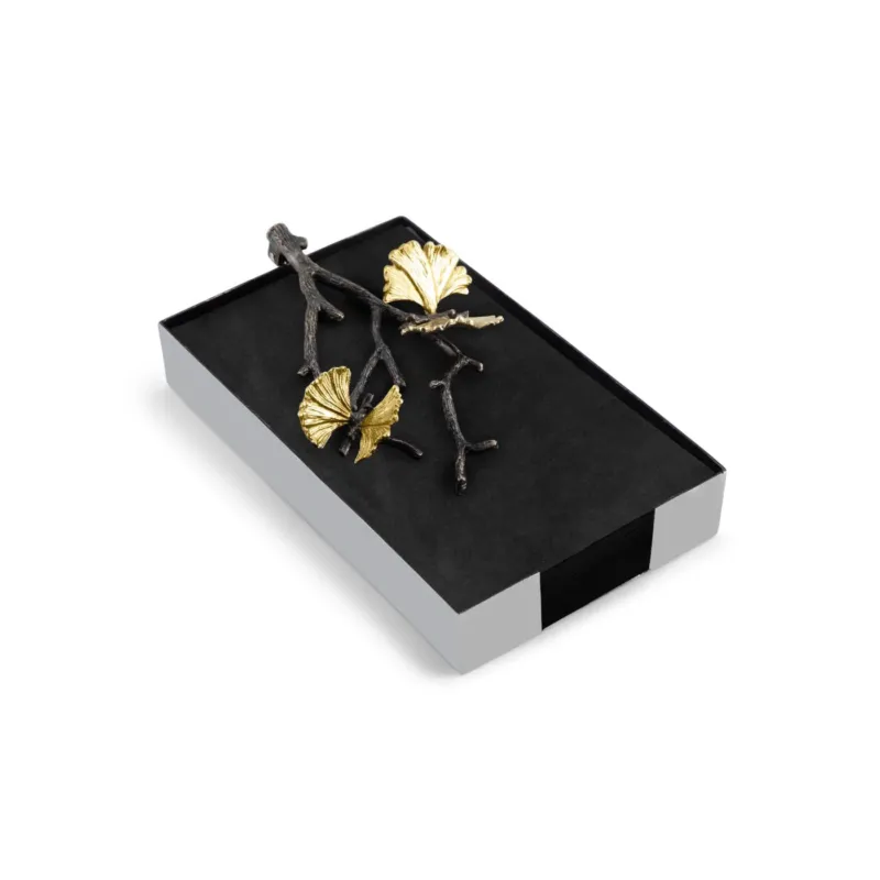 Butterfly Ginkgo Guest Towel Holder by Michael Aram