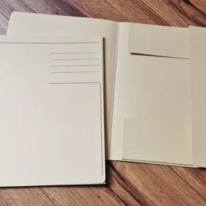 Dreiflügelmappe forever 300g/m² sand - Polly Paper