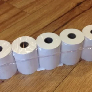 5 Thermopapierrollen ec 57mm 25m bisphenolfrei - Polly Paper