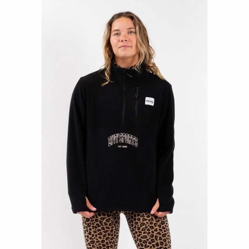 Eivy Techlight Halfzip Fleece Black Fleecepullover-Nitrobags-Shop
