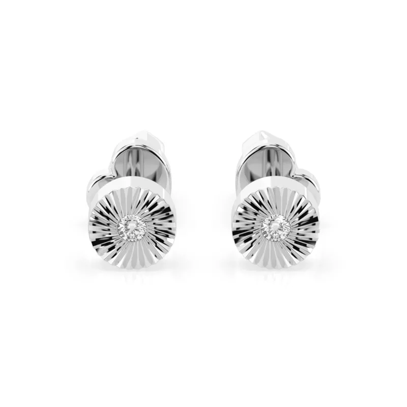 Elegante Diamant-Ohrringe aus 18K Gold - 102-10049