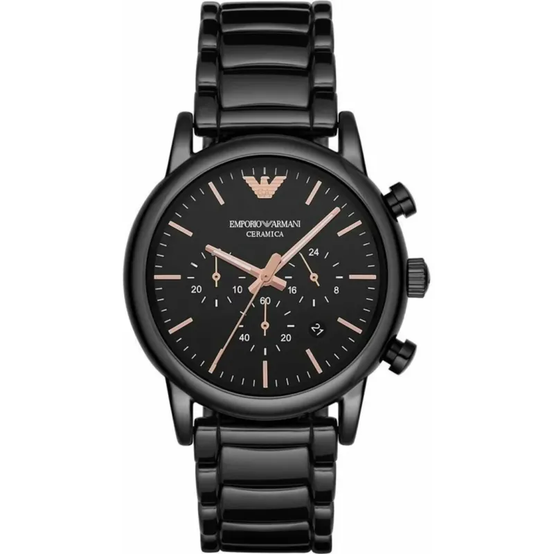 Emporio Armani Luigi Ceramica Chronograph Herrenuhr - AR1509