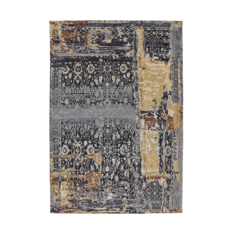 Teppich Jacquard-Webung, Vintage-Design, Baumwollrücken – Blaze 525 | Kayoom