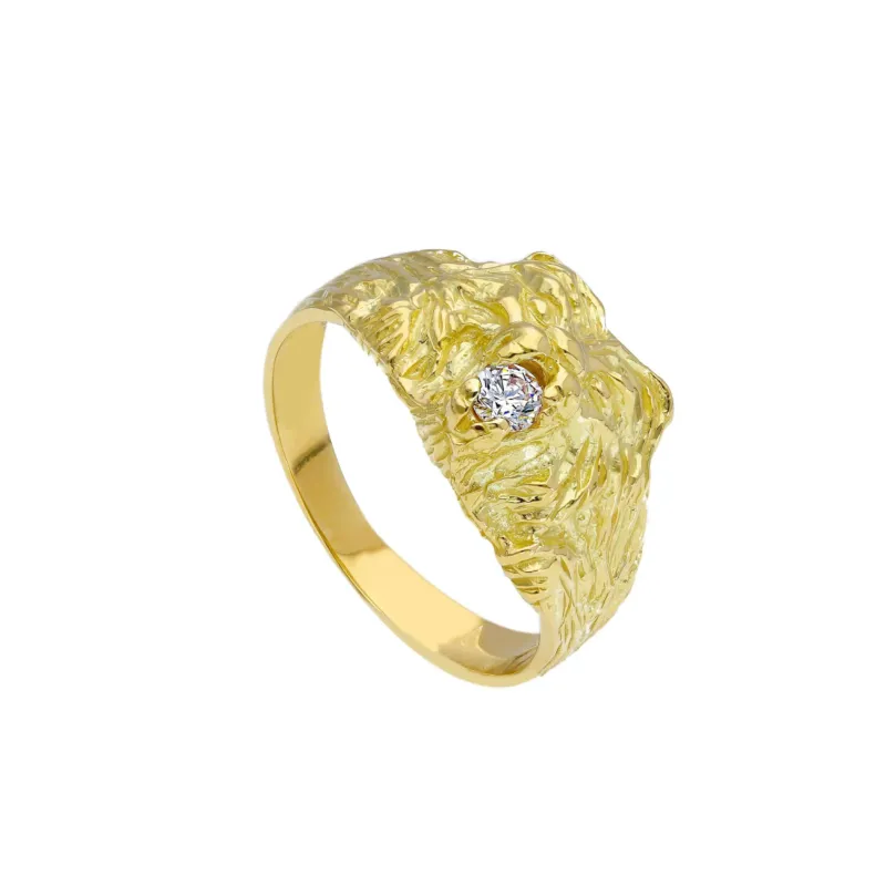 Herrenring 18 Karat Gold – 750 Goldring für Männer - 137502