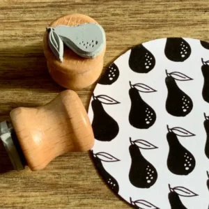 Holzstempel mini Birne (Bordschätze)