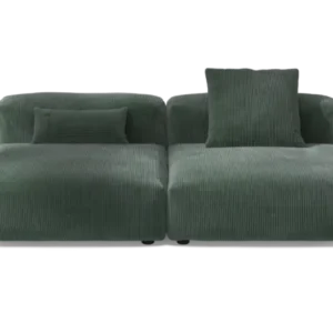 vetsak | Sofa Set 01 Large - Cord Velour - Hunter | Modular Sofa | 3.5 Seater