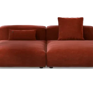 vetsak | Sofa Set 01 Large - Suave - Saffron | Modular Sofa | 3.5 Seater