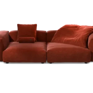 vetsak | Sofa Set 02 Large - Suave - Saffron | Modular Sofa | 3.5 Seater | Big Sofa