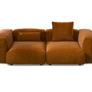 vetsak | Sofa Set 02 Medium - Suave - Honey | Modular Sofa | 2.5 Seater | Big Sofa