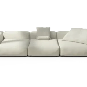 vetsak | Sofa Set 05 - Breeze - Ecru | Modular Sofa | 5 Seater | Big Sofa | Corner Sofa