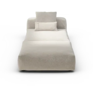 vetsak | Sofa Set 07 - Sun Lounger - Nub - Creme | Modular Sofa | 2 Seater | Daybed | Chaiselounge