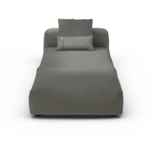 vetsak | Sofa Set 07 - Sun Lounger - Terrain - Flint | Modular Sofa | 2 Seater | Daybed | Chaiselounge
