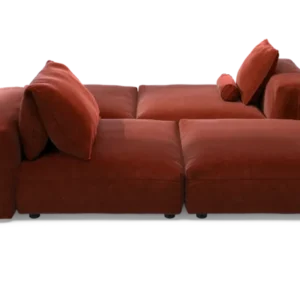 vetsak | Sofa Set 08 - Daybed - Suave - Saffron | Modular Sofa | 6 Seater | Outdoor Island | Double lounger