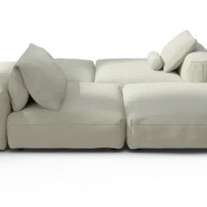 vetsak | Sofa Set 08 - Daybed - Breeze - Ecru | Modular Sofa | 6 Seater | Outdoor Island | Double lounger
