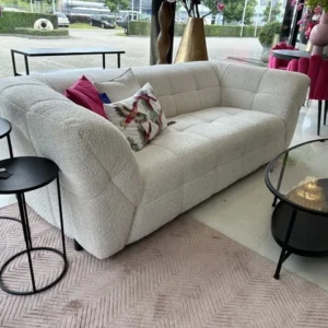 Sofa weiß-cream, 3 Sitzer Sofa cream-weiß, Breite 242 cm