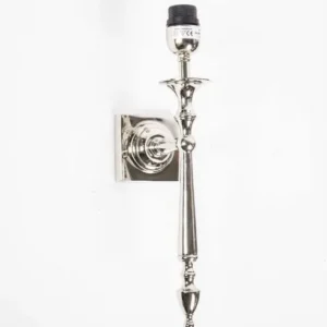 Wandleuchte Silber, Wandlampe Silber, Wandleuchte für Lampenschirme