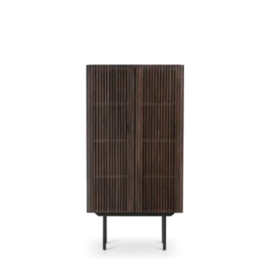 Schrank – Holzlamellen, sanftes Schließen, variable Böden - Louvre | Njordec