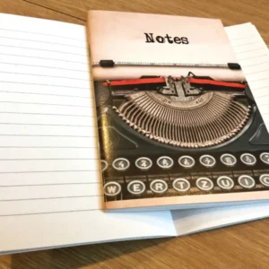 Notizheft A6 Typewriter liniert 64S. Recyclingpapier