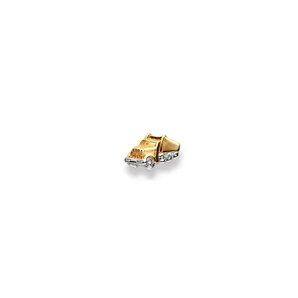 Ohrstecker Lastwagen Gelbgold-Weissgold 750 Gold - 1563.02296/0098