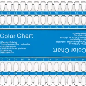 Nail Art Farbpalette für 60 Tips