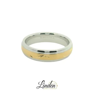 Partnerringe Silber 925 / 18 Karat - 750 Gold - SG - 122/6