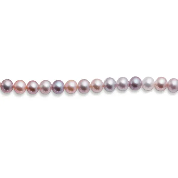 Perlenstrang Classics Naturfarbe Multicolor 8–8,5 mm Bouton –0034.02288/0001