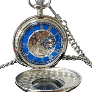 Residenz Blau Taschenuhr mit Doppelter Abdeckung - AS 9228