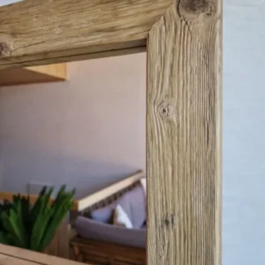 Altholz Spiegel Loftspiegel massiv S2068 aus Gerüstbohlen Loft upcycling nachhaltig