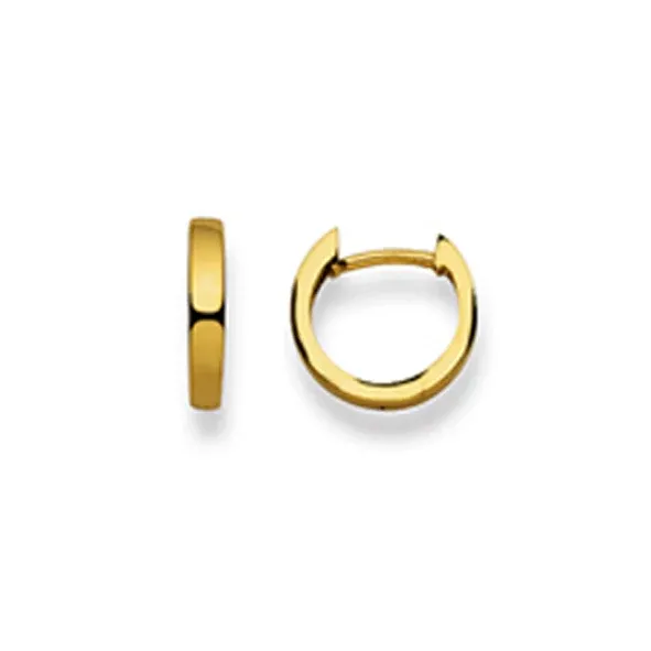 Scharnier-Creolen aus 750 Gelbgold - 1164.03750/1200