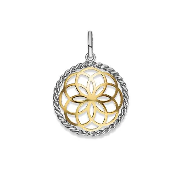 Silver Classics Lotus Anhänger Silber 925 Bicolor – 6552.06381/0001
