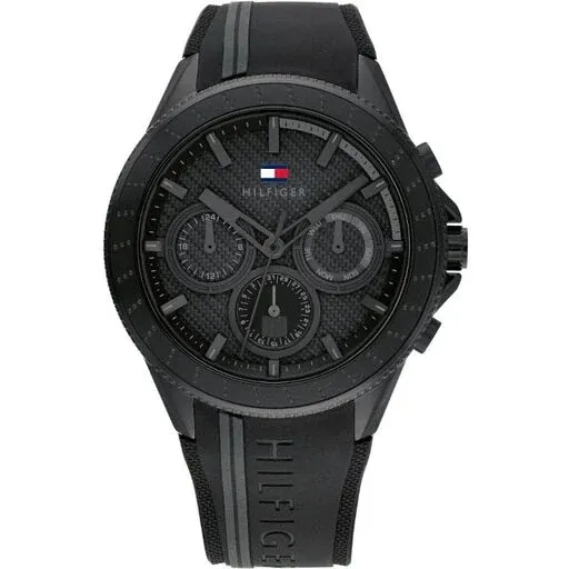 Tommy Hilfiger Aiden Day Date Schwarz Herrenuhr - 1791861