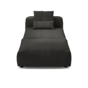 vetsak | Sofa Set 07 - Sun Lounger - Herringbone - Dark Grey | Modular Sofa | 2 Seater | Daybed | Chaiselounge
